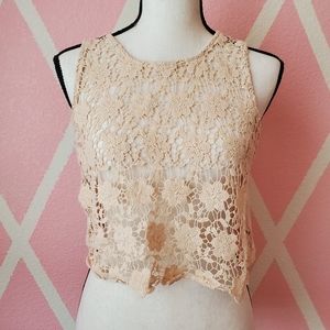 ACTIVE Crochet Crop Top